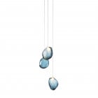 Bocci 73V Series Multi 3 Pendants Blue 1