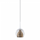 Diesel Living with Lodes Cage Pendant Small White Cage/Bronze Diffuser