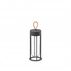Flos In Vitro LED Outdoor Unplugged Light Anthracite