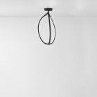 Artemide Arrival LED Ceiling Light App Compatible 70 Matt Black