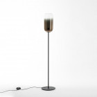 Artemide Gople Floor Lamp Bronze Shade / Black Base