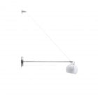 Fabbian Beluga Arm Wall Light - White