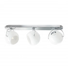 Fabbian Beluga Triple Ceiling/Wall Light - White