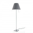 Costanza Fixed Floor Lamp in Grey