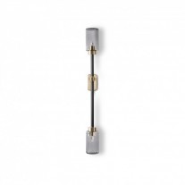 Bert Frank Farol Single Wall Light Smoked Glass