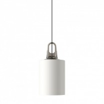 Lodes JIM Cylinder Pendant Grey Hook/Matte White 9010 Diffuser