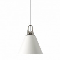 Lodes JIM Cone Pendant Grey Hook/Matte White 9010 Diffuser