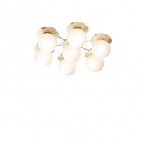 Nuura Liila Star Wall/Ceiling Light Nordic Gold/Opal White