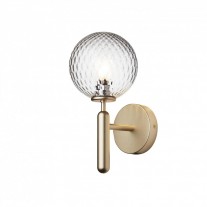 Nuura Miira Wall Light Brass/Optic Clear