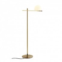 Estiluz Circ LED Floor Lamp Satin Gold