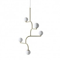 Pholc Mobil 100 Pendant Brushed Brass