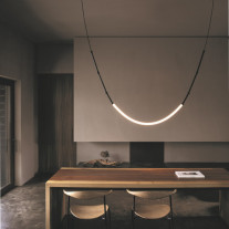 Karman Leda LED Pendant Light Model B Matt Black