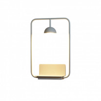 Estiluz Cupolina LED Wall Light White