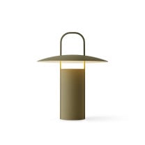 Audo Copenhagen Ray LED Portable Table Lamp - Dusty Green
