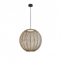 Bover Nans Sphere S/60 Outdoor LED Pendant Brown