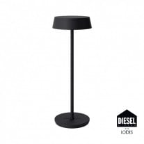 Diesel Living with Lodes Rod LED Portable Table Lamp Dark Asphalt