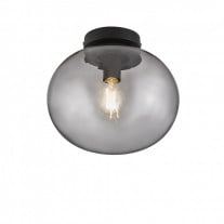 Nordlux Alton Ceiling Light Smoked Black