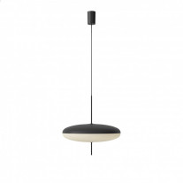 Astep Model 2065 Pendant Black/White Shade with Black Cable On