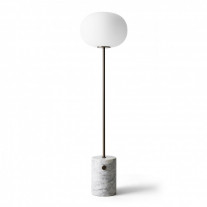 Audo Copenhagen JWDA Floor Lamp White Marble/Bronzed Brass