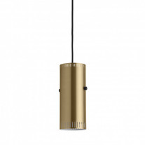 Warm Nordic Trombone Cylinder Pendant Brass