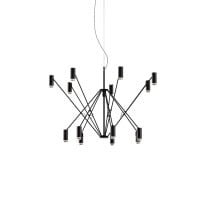 Marset The W LED Suspension Black Ivory