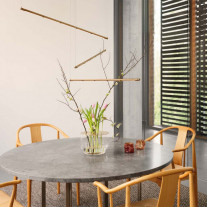 Fritz Hansen Oneline Pendant in Brass