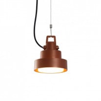 Marset Plaff-On! LED Pendant - Rust Brown