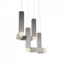 Lee Broom Vesper LED Suspension - Duo/Silver