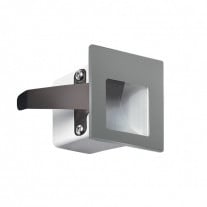 Light Attack Step LED Recessed Wall Light - Grey
