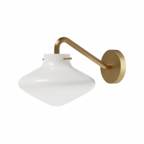 LYFA Repose Wall Light Brass Cut Out