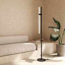 Axolight Paralela LED Floor Lamp Beside Sofa