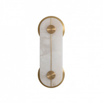 Bert Frank Brace LED Wall Light - Large, Brass