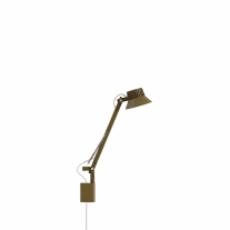 Muuto Dedicate S1 LED Wall Lamp - brown/green