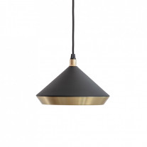 Bert Frank Shear Pendant - Black/Brass