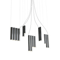 Lambert & Fils Silo 14 LED Chandelier - Polished Aluminium