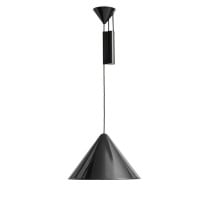 HAY Compass Adjustable Pendant Soft Black Low