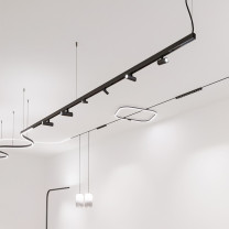 Artemide Architectural Turnaround LED Track System Components
