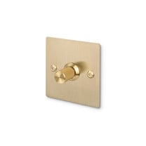 Buster and Punch 1G Modular Dimmer Switch - Brass Linear