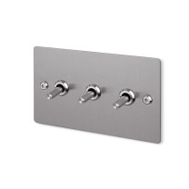 Buster + Punch 3G Toggle Switch Linear Steel