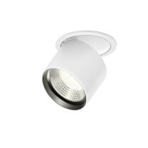 Artemide Hoy 90 LED Semi-Recessed Spotlight White