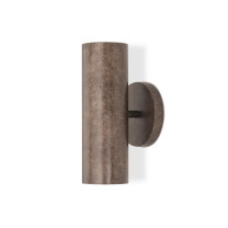 Porta Romana Pillar Wall Light Burnt Silver