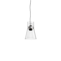 Flos Nocturne S LED Pendant Silver S1 Cone