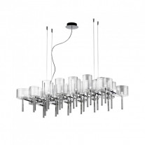 Axolight Spillray 26 Linear Suspension Crystal