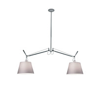 Artemide Tolomeo Basculante Suspension 24 Silk