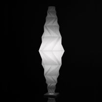 Artemide Minomushi LED Floor Lamp on Black Background