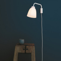 Fritz Hansen Caravaggio Read Wall Light Opal Glass