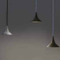 Artemide Unterlinden LED Pendant Light Brass and Aluminium