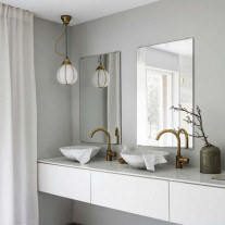 Orsjo Belysning Hobo LED Suspension Light in Bathroom