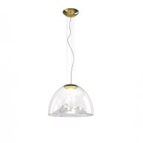 Axolight Mountain View Suspension Crystal/Gold