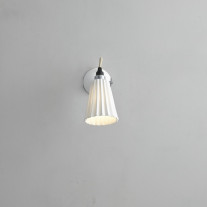Original BTC Hector Pleat Wall Light Small On